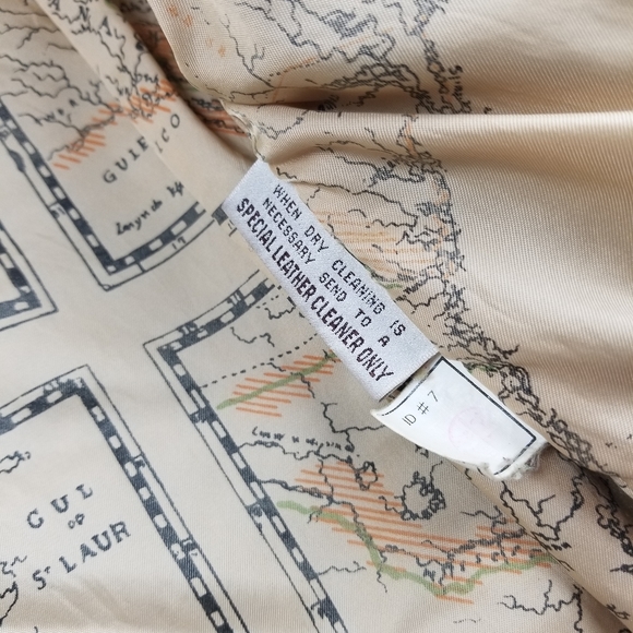 VTG 90's 80's G-III Global Identity Brown Leather Heavyweight Bomber Jacket - Picture 4 of 9